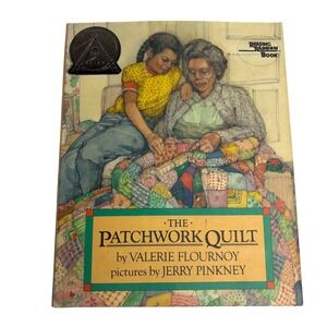 Vintage The Patchwork Quilt Valerie Flournoy Signed Hardcover Book GOOD